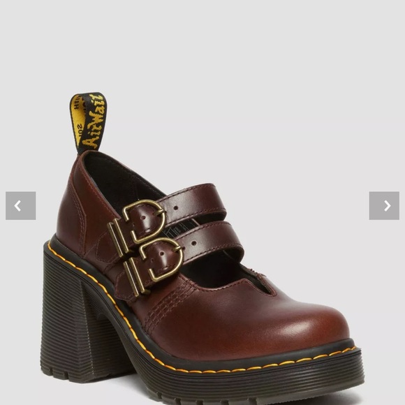 Dr. Martens Brown Heeled Boots - Picture 4 of 5